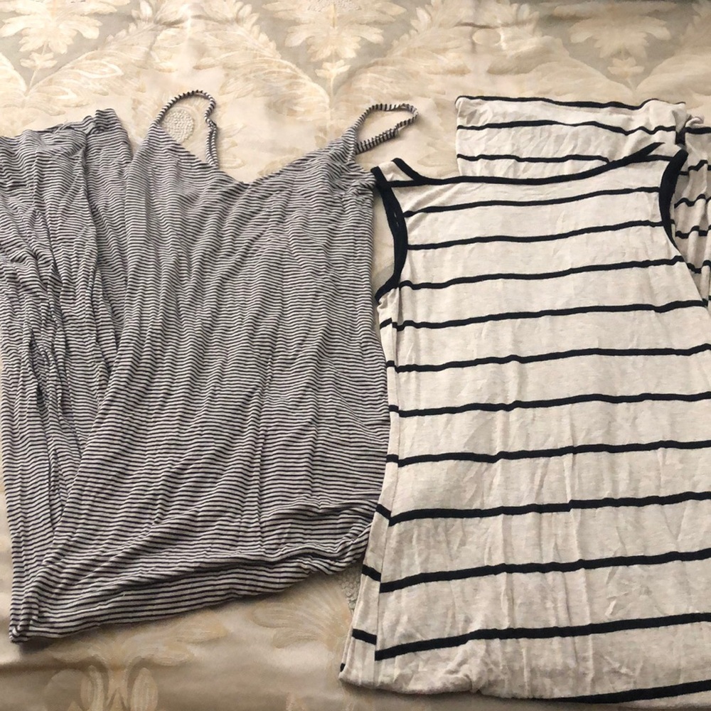 Forever 21 striped maxi dresses